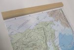 Planisfero 384-Aste in legno naturale da posizionare sulle cartine geograsfiche